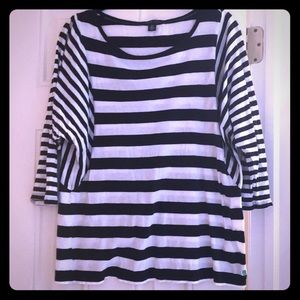 Tommy Hilfiger navy/white striped top
